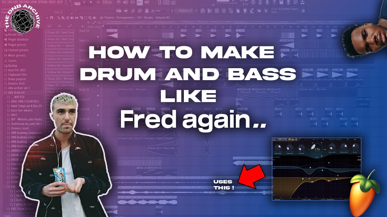How to make drum and bass like Fred Again .... (from scratch) - FL studio 21 (PRO DNB TUTORIAL)