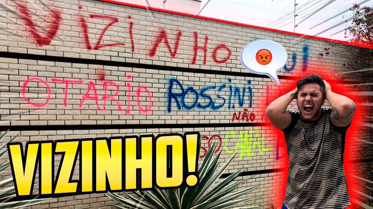 O VIZINHO PIXOU A CASA DO ROSSINI! - TROLLANDO MEU AMIGO
