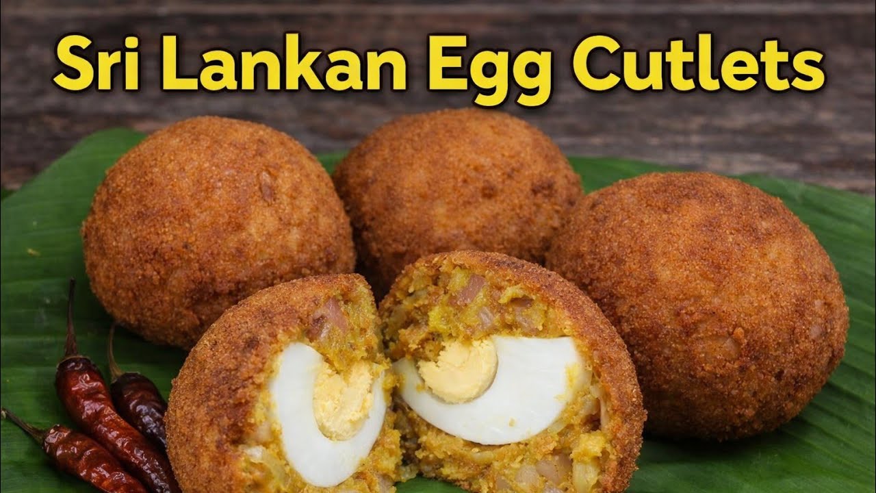 Delicious Sri Lankan Egg Cutlets  🥚🤤....#viralvideo #egg #subscribe