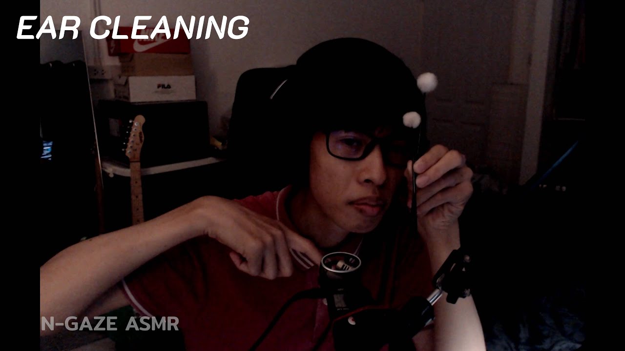 ASMR Thai - Ear Cleaning Mic Brushing Wind Blowing | N-GAZE