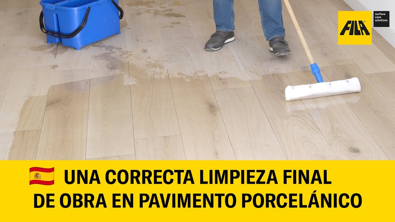 Cómo hacer una correcta limpieza final de obra de pavimentos porcelánicos con DETERDEK PRO