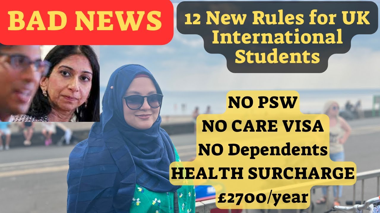12 New Rules for International Students | No PSW | Care home visas Closing | No Dependent Visa