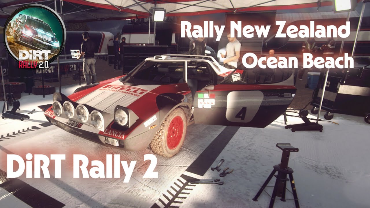 Dirt Rally 2 Rally New Zealand Ocean Beach