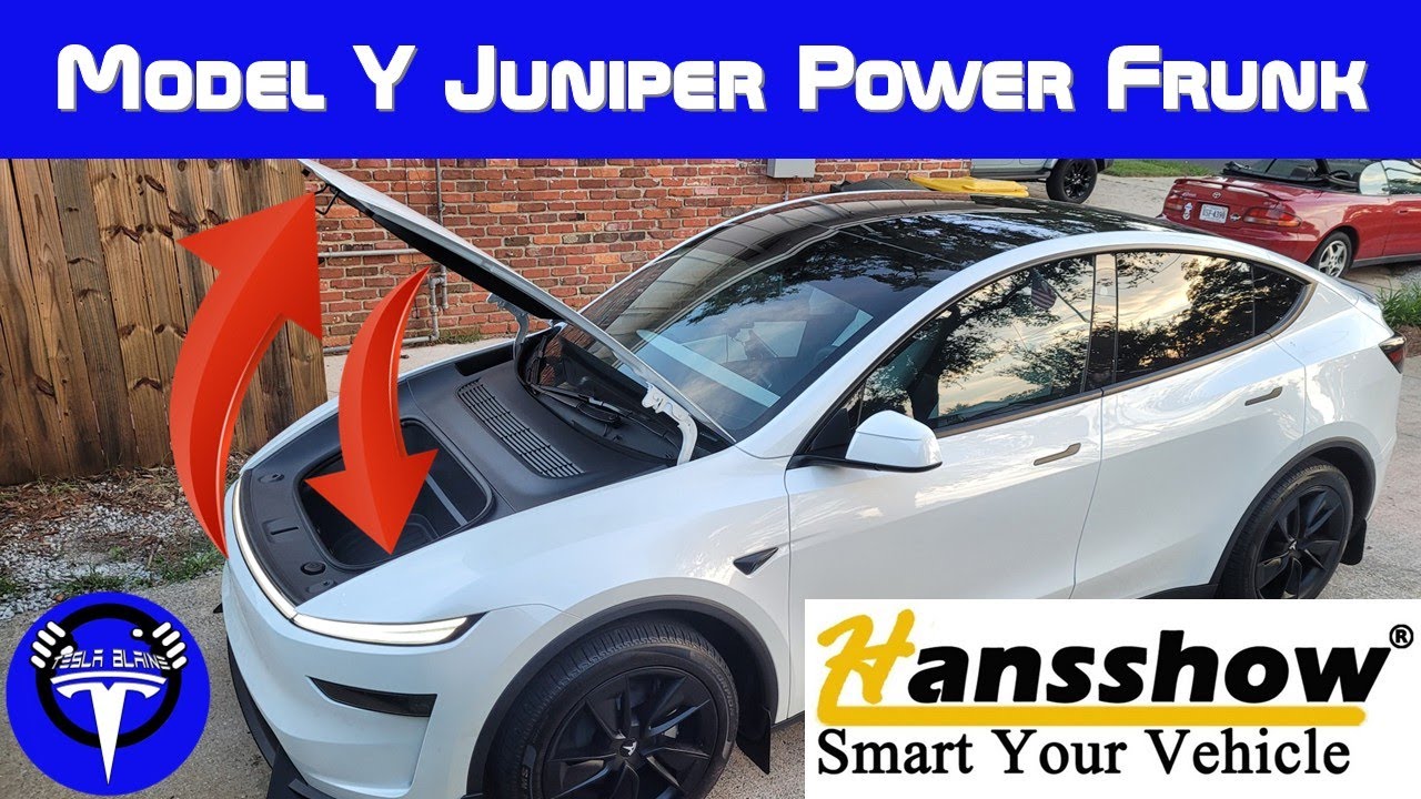 Наконец-то я получил багажник для моей Tesla Model Y Juniper! #tesla