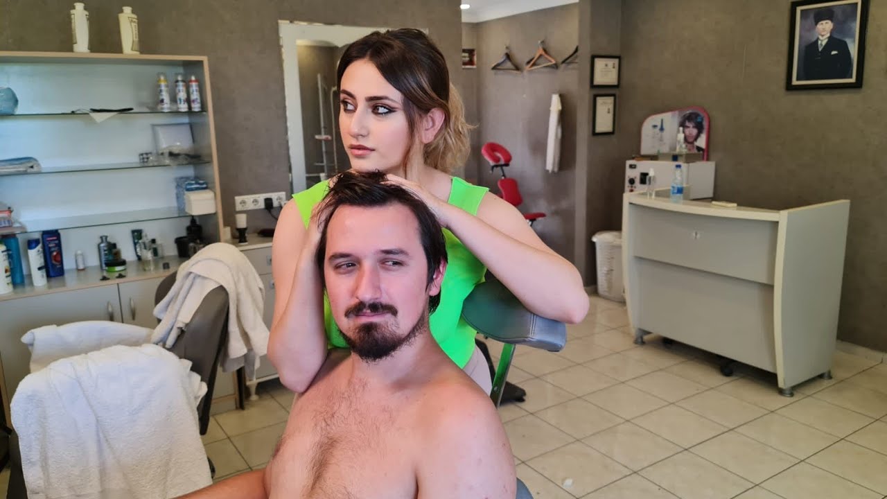 💈ASMR LADY BARBER&rsquo;s REFRESHING WASH & MASSAGE SESSION | FEEL FRESH & SLEEP