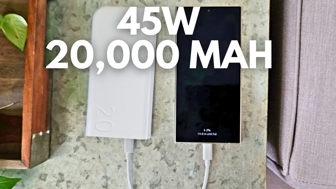 Обзор портативного аккумулятора Samsung ёмкостью 20 000 мАч и мощностью 45 Вт