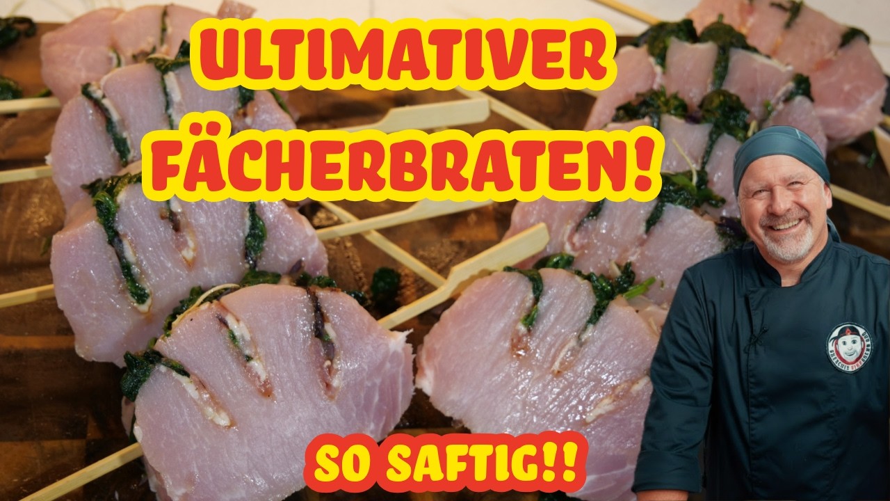 🚨Dieser Fächerbraten aus Schweinerücken ist einfach genial so saftig habt ihr ihn noch nie gegessen💯