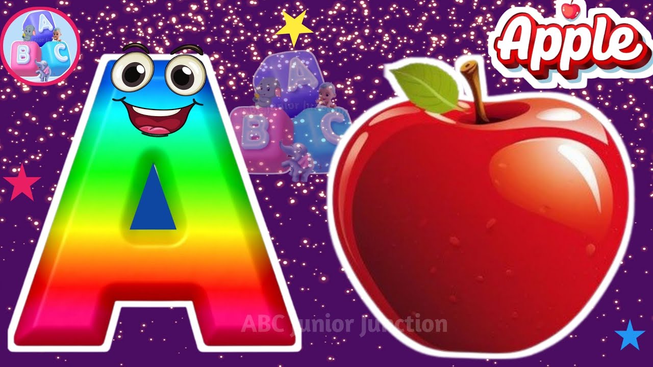 ABC Song / Phonics Song / Kiddos Study Zone / Tiny Tots / Shapes , Colour, Number #abcdrhymesforkids