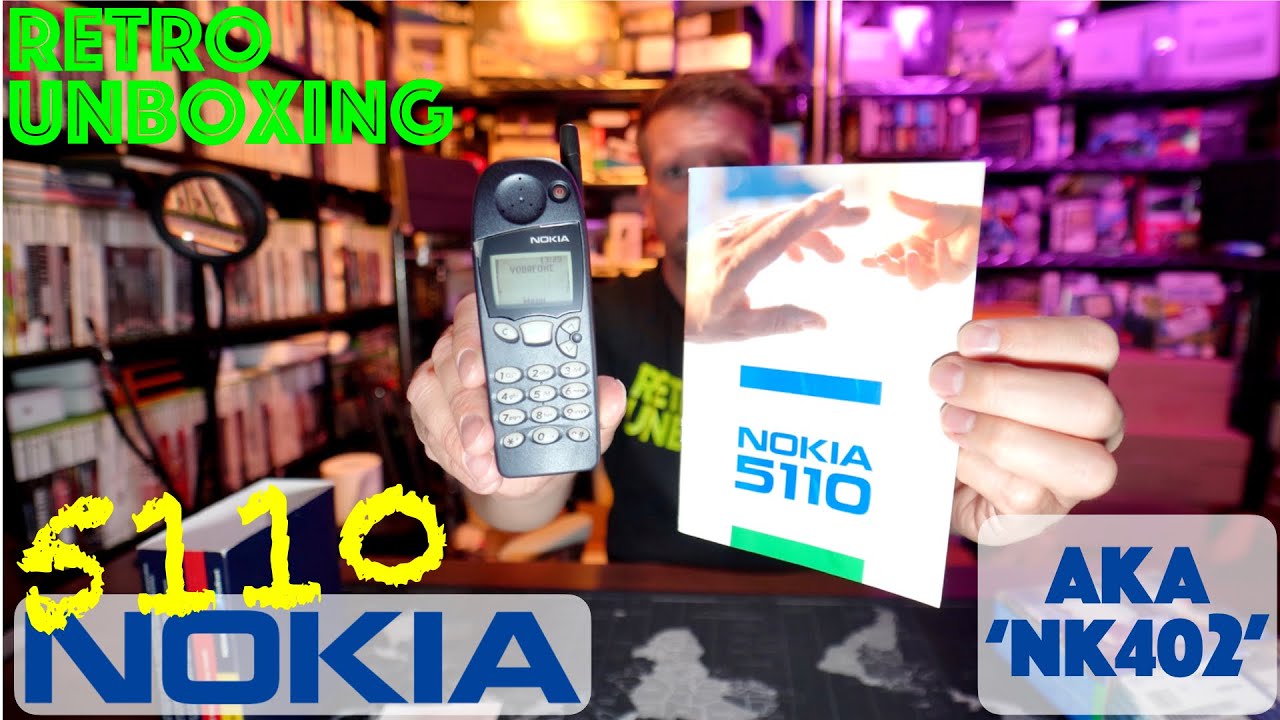 Unboxing A 'Like New' Nokia 5110 / NK402 from 1998 in 2022