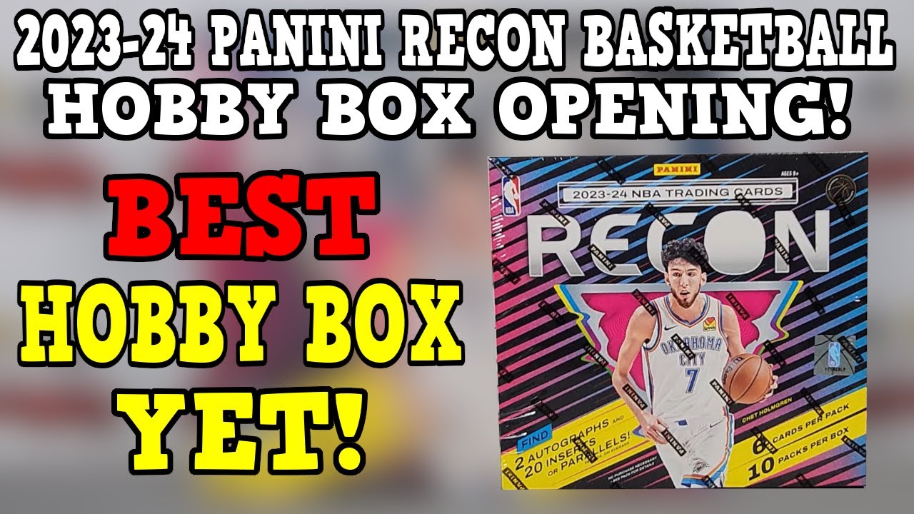 BEST Hobby Box To Buy! 2023-24 Panini Recon Basketball Opening and Review!