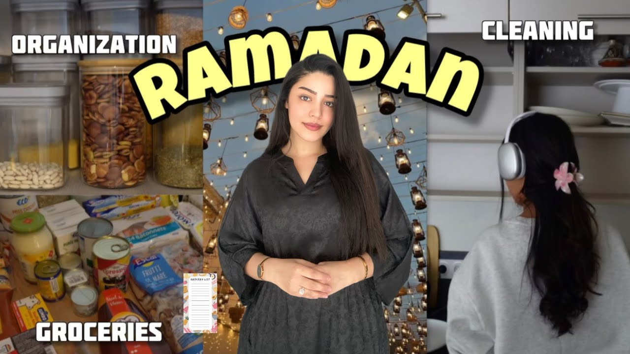 RAMADAN PREP VLOG: Grocery Haul, Deep Cleaning & Organizing | تحضيرات رمضان في الغربة