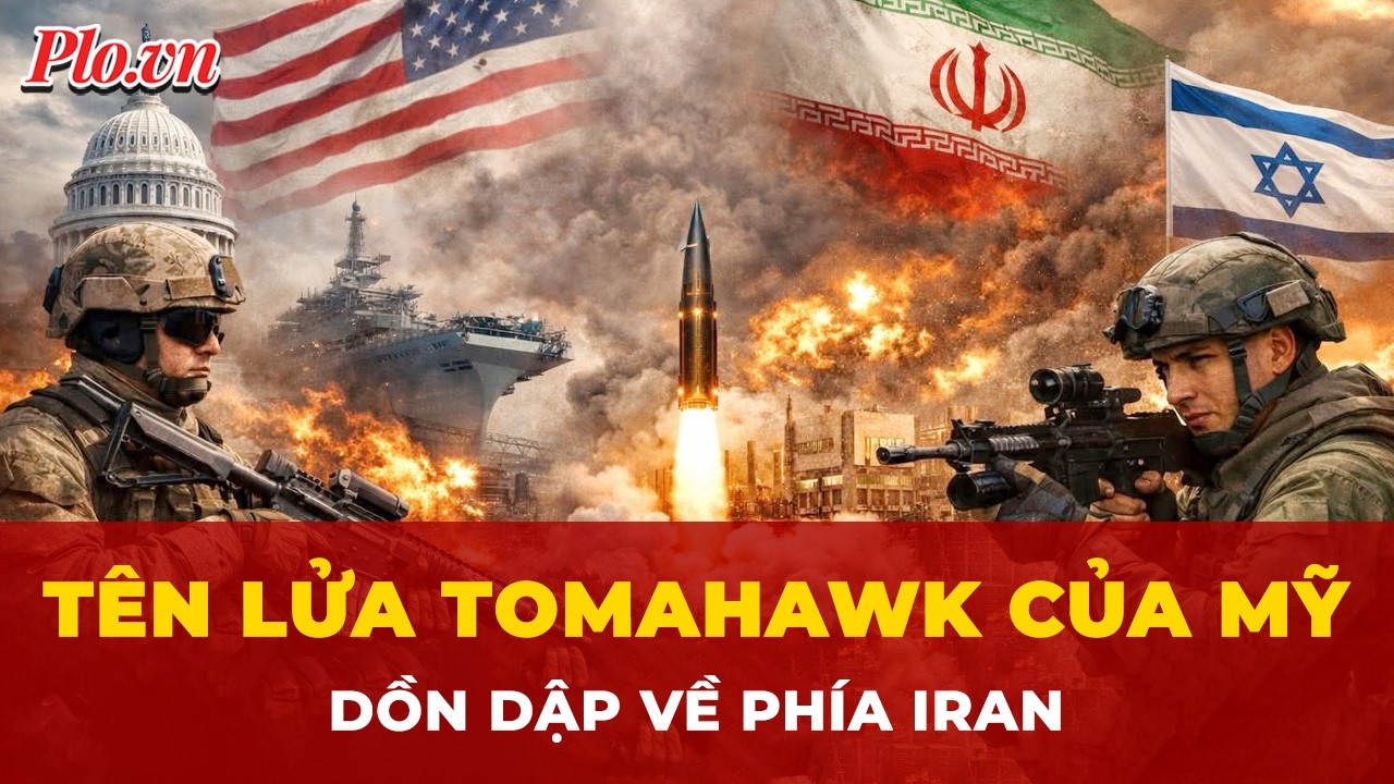 Tận mắt chứng kiến hàng loạt tên lửa Tomahawk của Mỹ dồn dập về phía Iran