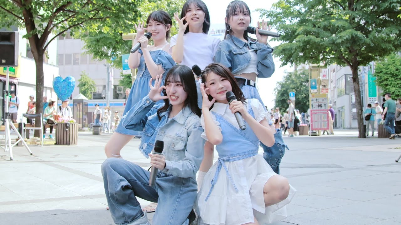 旭川初 アイドル ユニット『ローワンベリー』( ロワベリ )  大道芸フェスティバル / 北海道旭川市