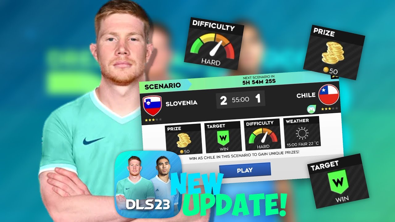 DLS23 New Update! New Amazing Feature! | Scenario Mode In Dream League Soccer 2023