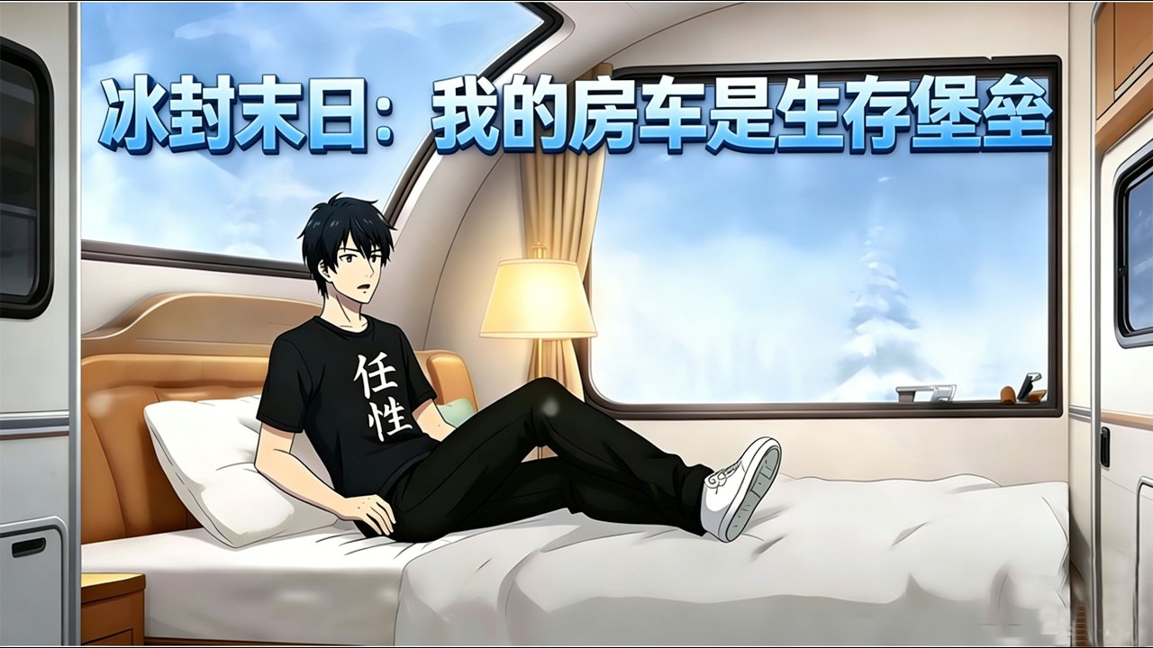 💥爆款短剧《冰封末日：我的房车是生存堡垒》1-57  极寒吞噬世界，江河封冻、灾兽与眷属横行，物资告急。普通大学生陆启寒获战舰化成的神秘房车，在冰封末世里从容生存、游戏人间。#漫剧推送屋