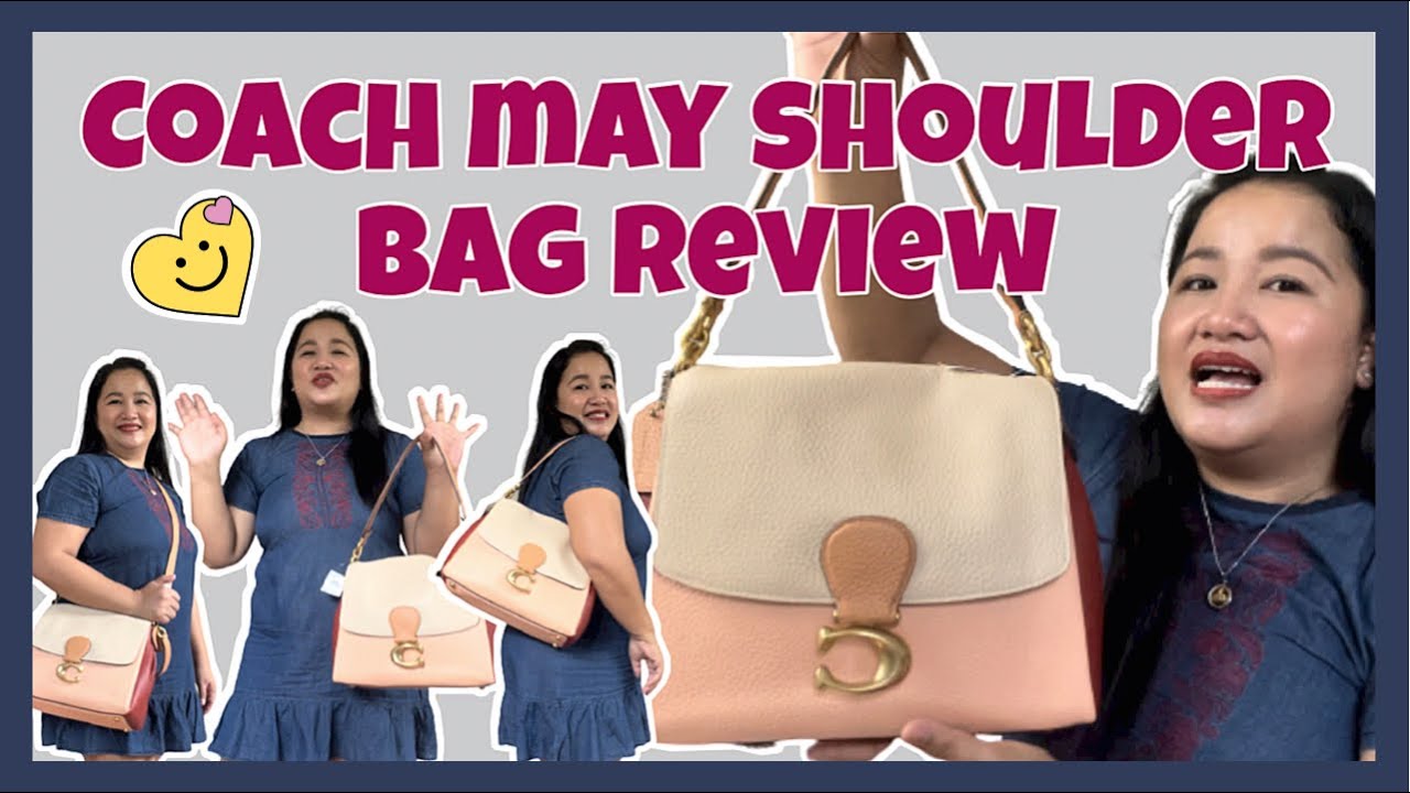 #BagReview: Coach May Shoulder Bag in Ivory/Blush Multi (Perfect Work Bag for Stylish Women)