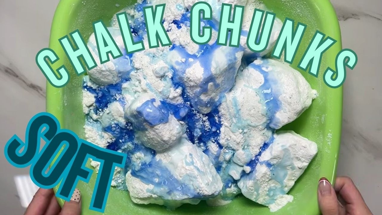 BUCKET OF FRESH CHALK CHUNKS | WITH POTATO STARCH, LAUNDRY DETERGENT,  & FABRIC SOFTENER