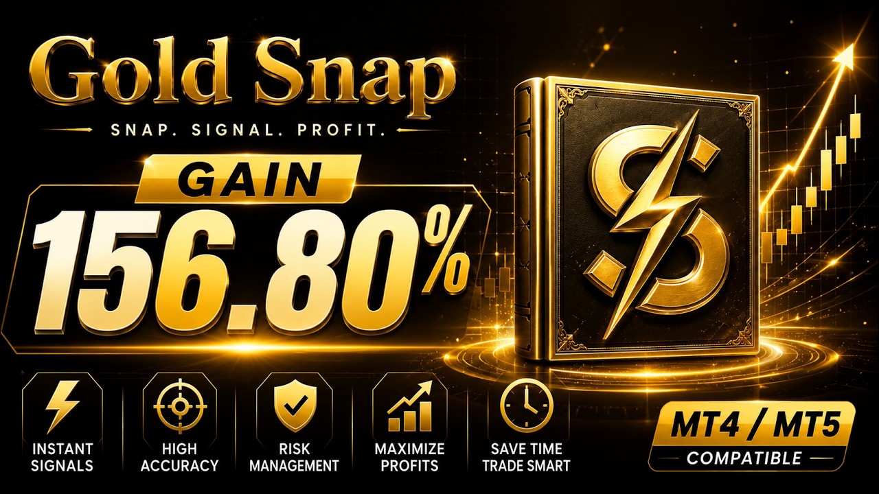 Gold Snap EA MT5 | Fast Profit Capture XAUUSD Gold Breakout Trading Robot
