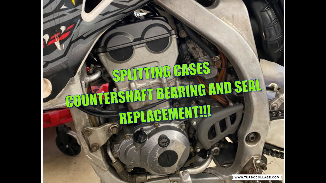 HOW TO SPLIT THE CASE ON A YAMAHA YZ250F