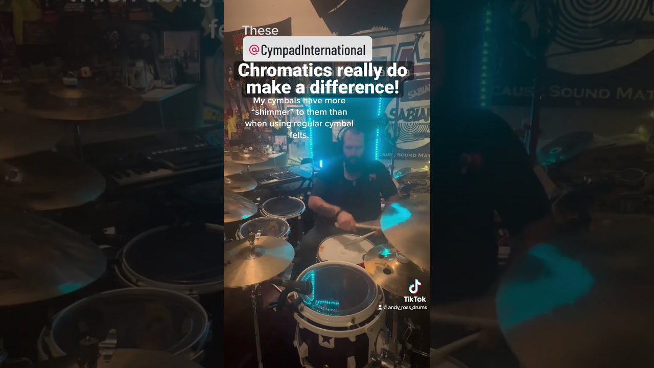 Loving these @Cympad Chromatics! #drums #drummer #sabiancymbals_official #vicfirth #drum #music