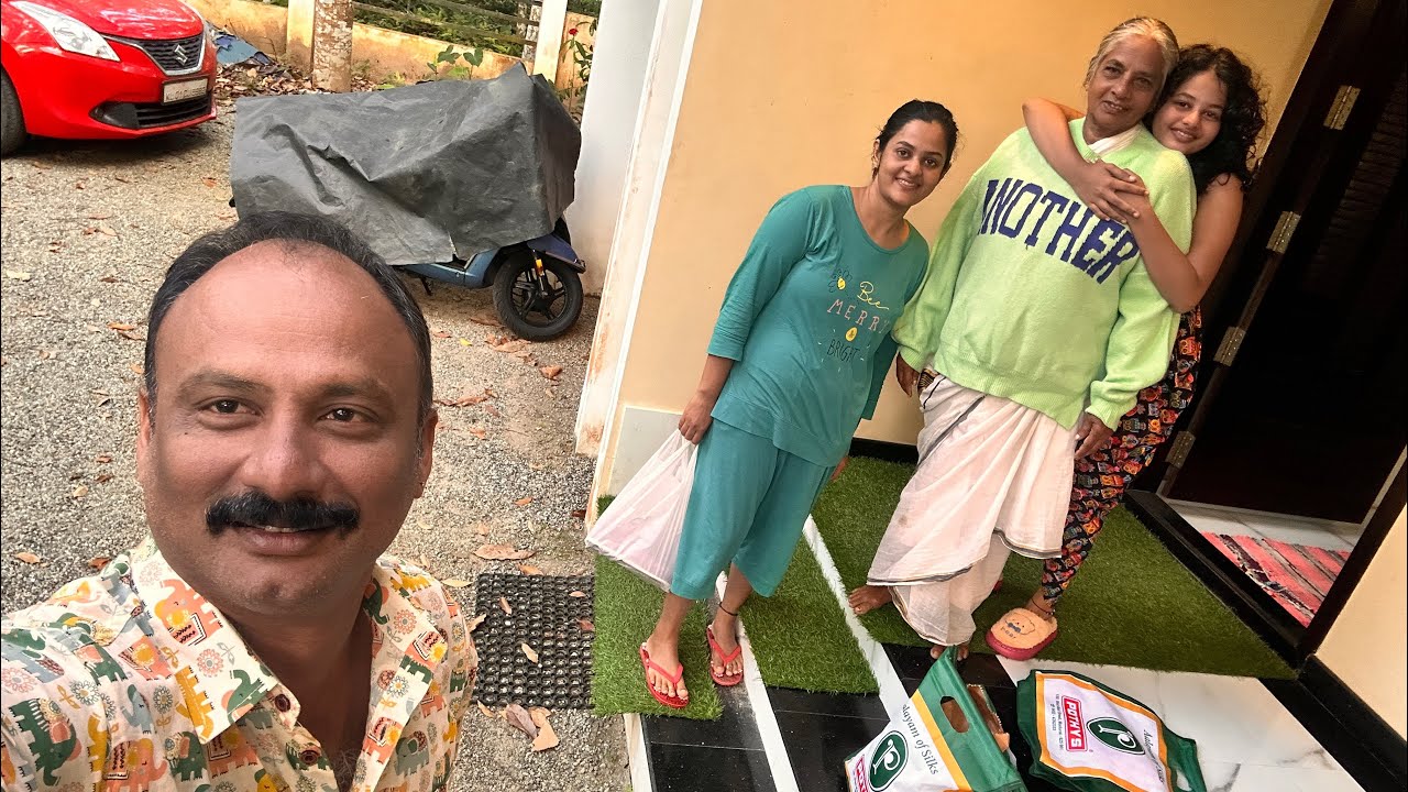 അച്ഛൻ രാവിലെ തുണികൾ എല്ലാം കഴുകി ഉണക്കാൻ ഇട്ടു#sreekutty #kallikad