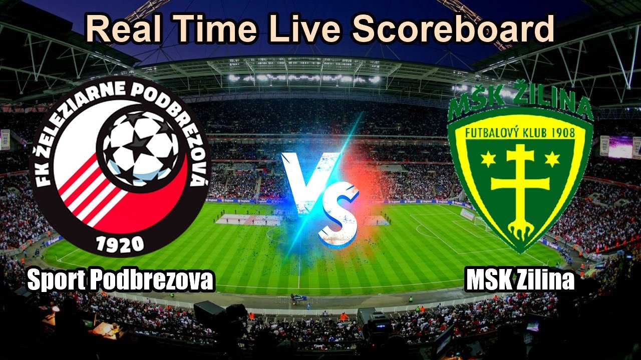 Sport Podbrezova vs MSK Zilina Live Score - Slovak Cup