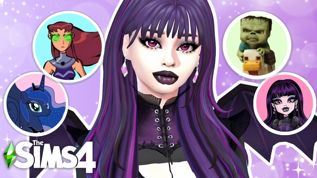 RECREATING ICONIC CHARACTERS IN THE SIMS 4!!