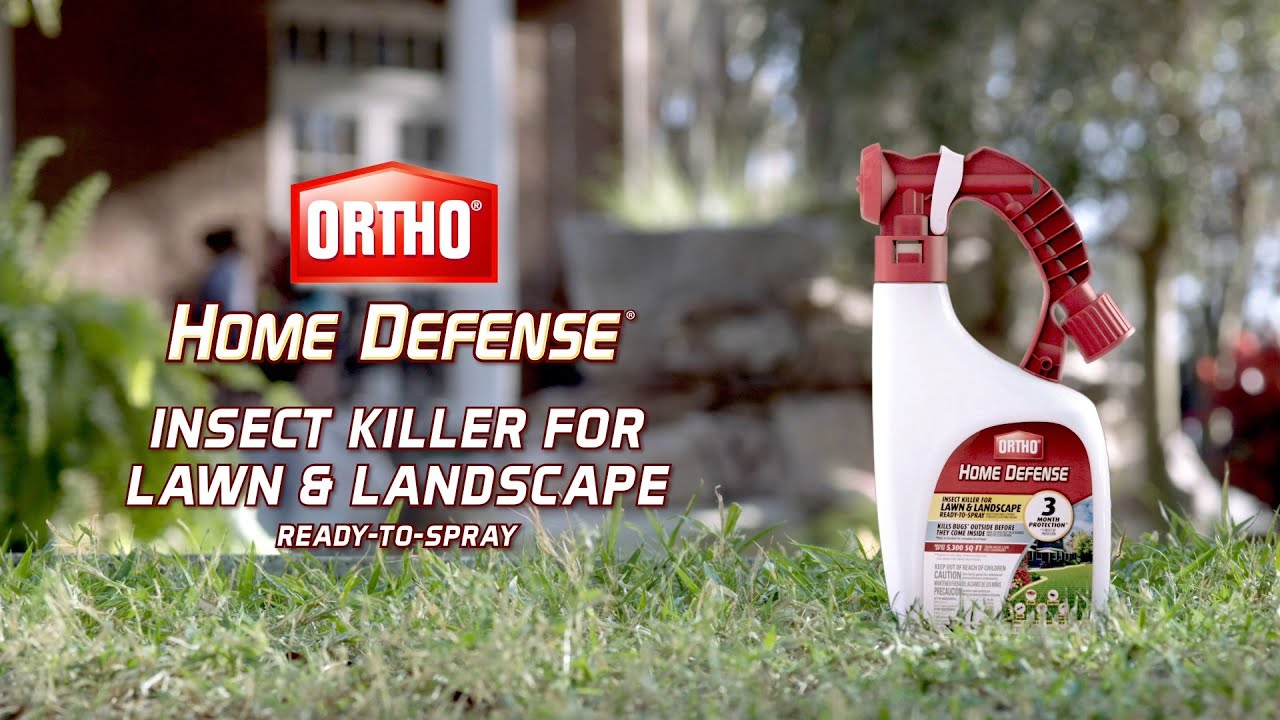How to Kill Insects in Your Lawn and Landscape with Ortho&reg; Home Defense Ready-To-Spray
