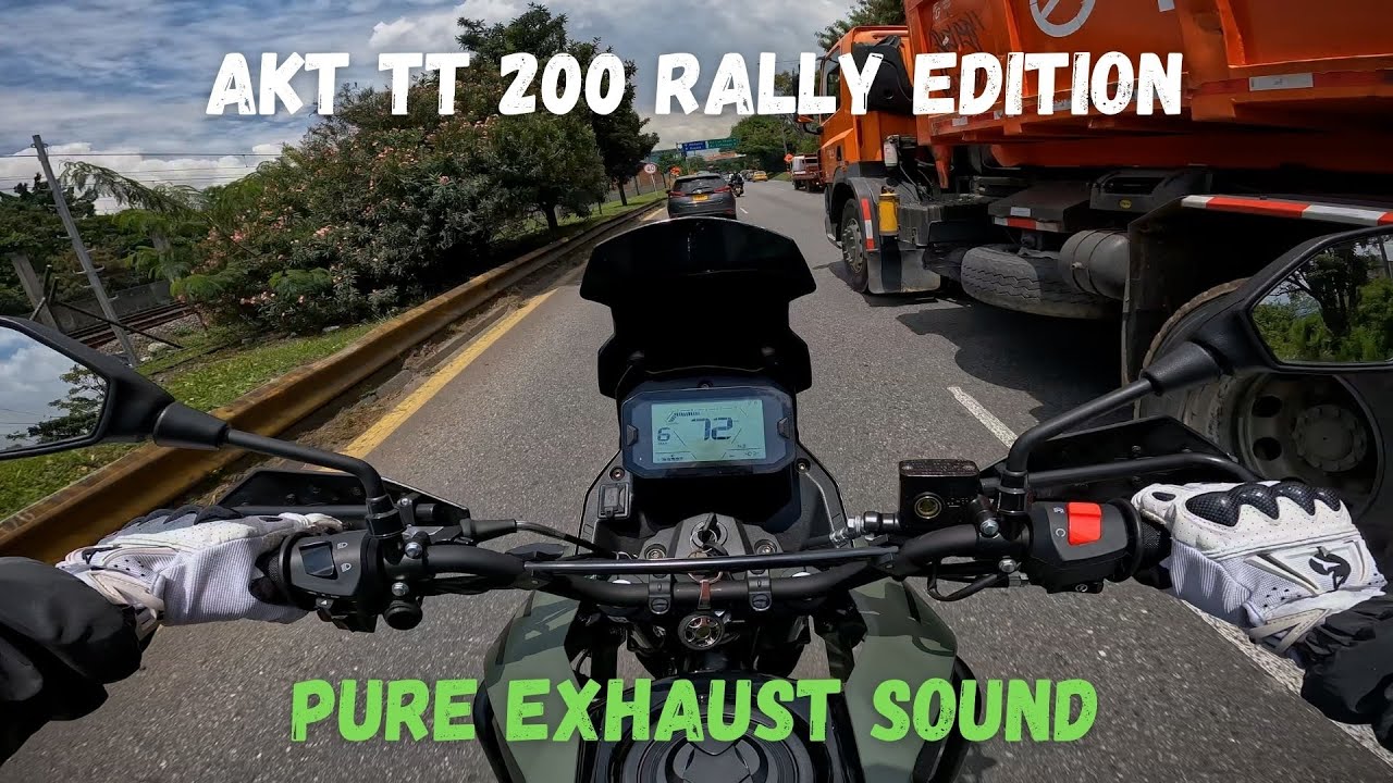 AKT TT 200 Rally 2026 POV Avenida Regional - Pure Exhaust Sound | Medellin Colombia #aktmotos #tt200