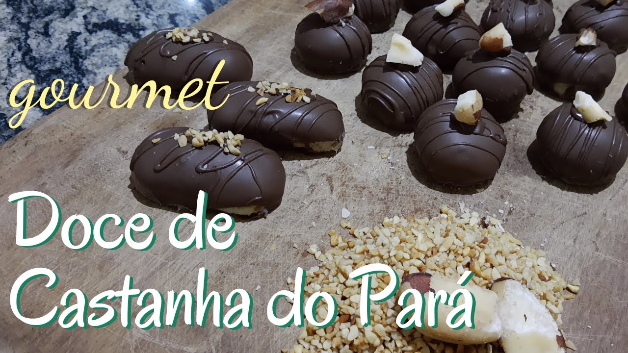 Como fazer doce fino de castanha do Pará [iniciantes] (formato, tamanho, peso, identificação)