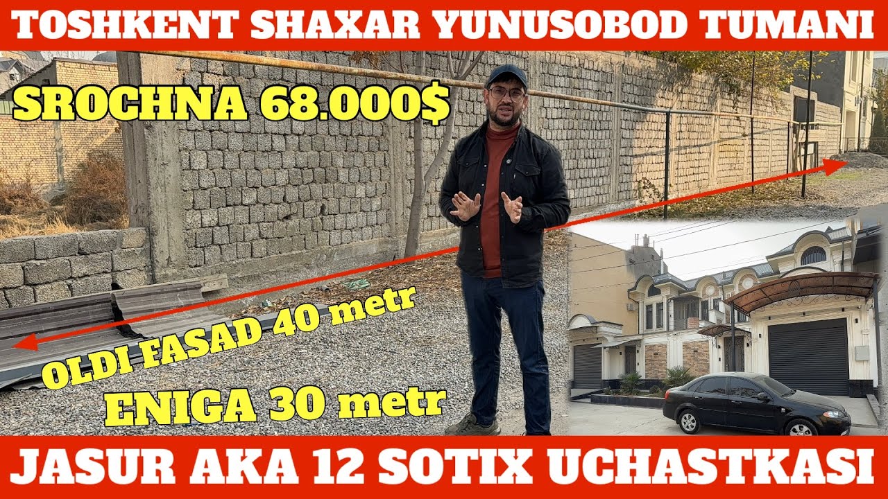 JASUR AKA 68.000$ SUV TEKINGA 1-SOTIXI YUNUSOBODDA LUBOY JOYIDAN ARZON NARX SROCHNA SOTILADI
