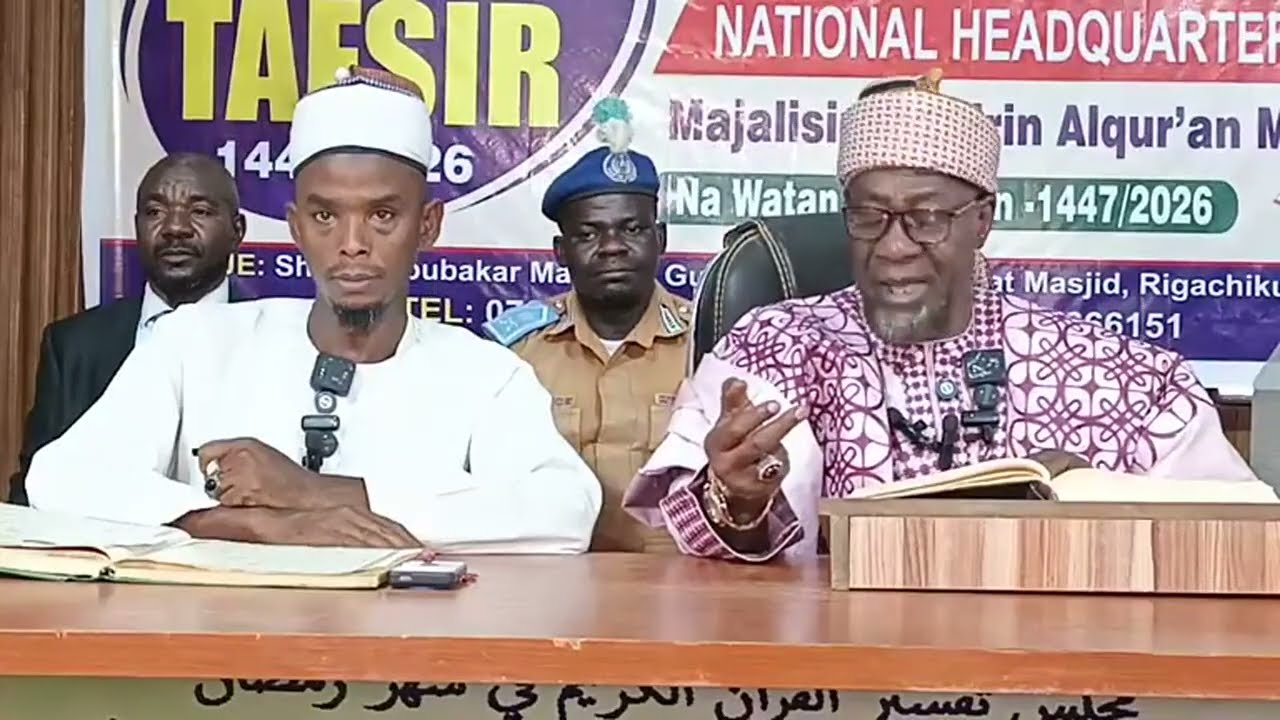 21 Ramadan Tafsir 1447H-2026 Sheikh Yusuf Muhammad Sambo Rigachikum