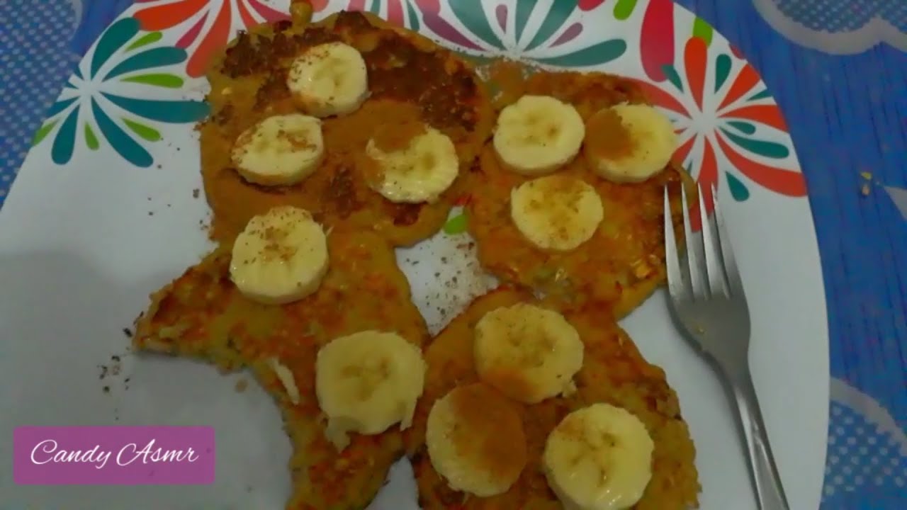 Pancakes de platanito y avena 💛😍