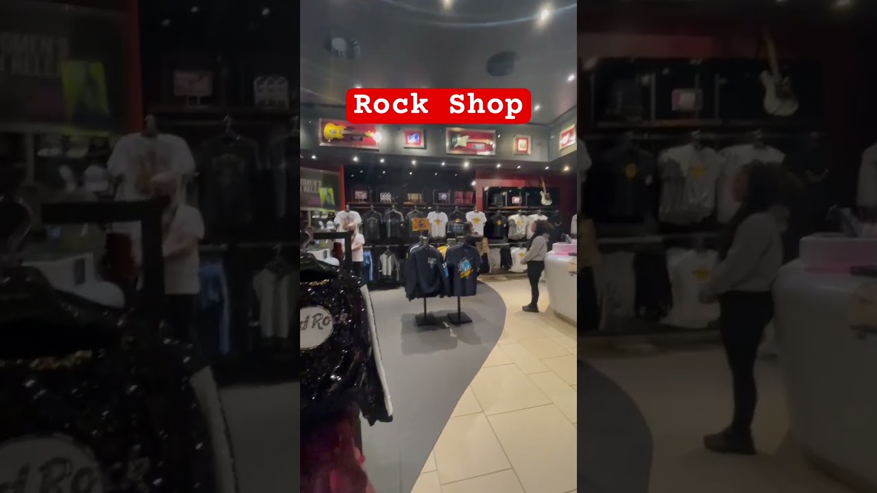 ROCK SHOP @HardRock  #shorts #viral  #barcelona