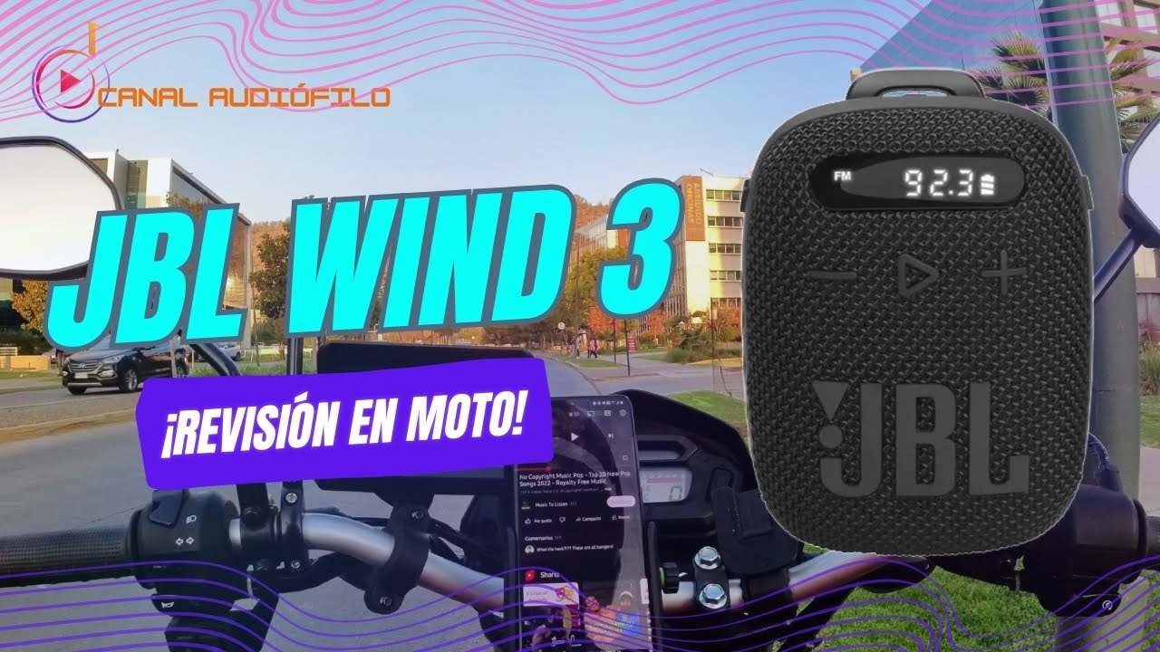 JBL Wind 3 ... Lo que nadie te  dice ... Revisión en Moto Suzuki DR-150, Haojue NK-150