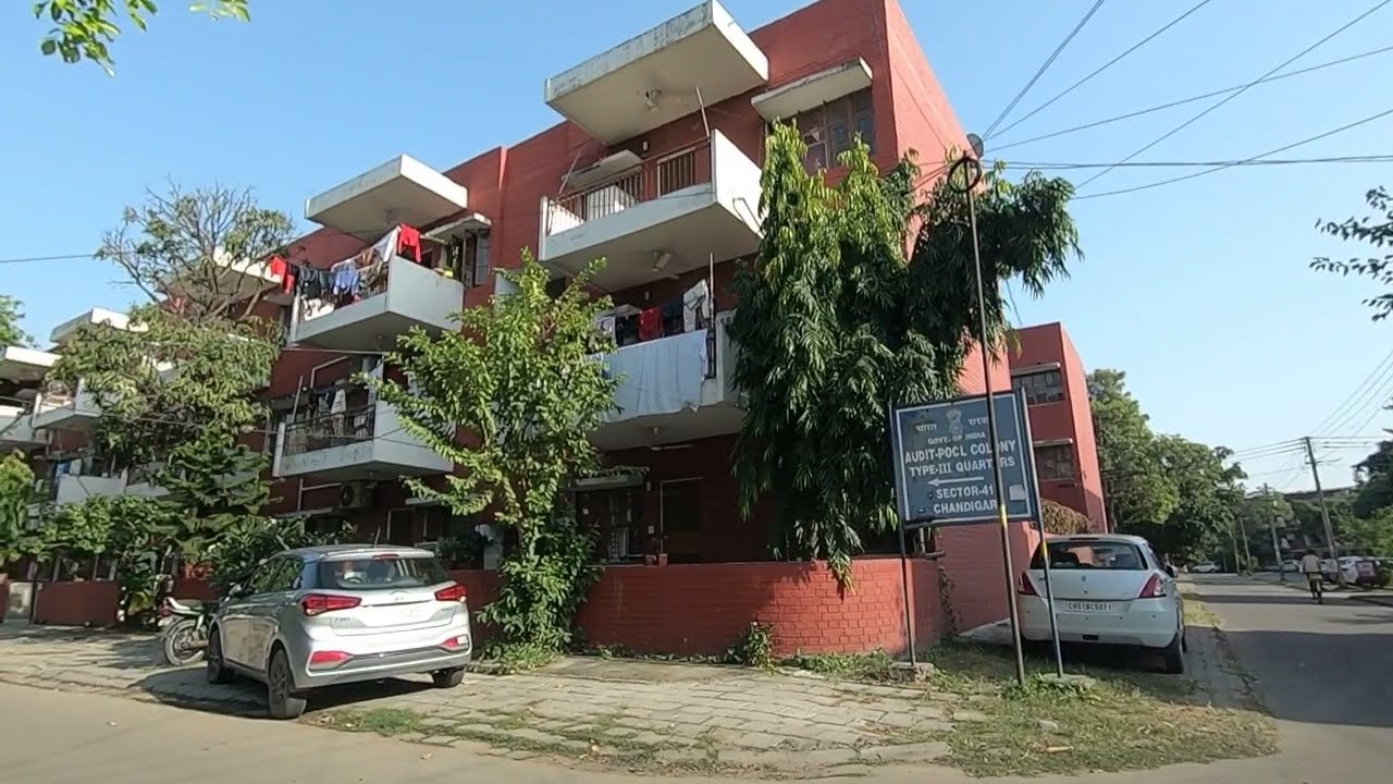 Driving in Chandigarh, Sector 41 Inner Roads - Part 1