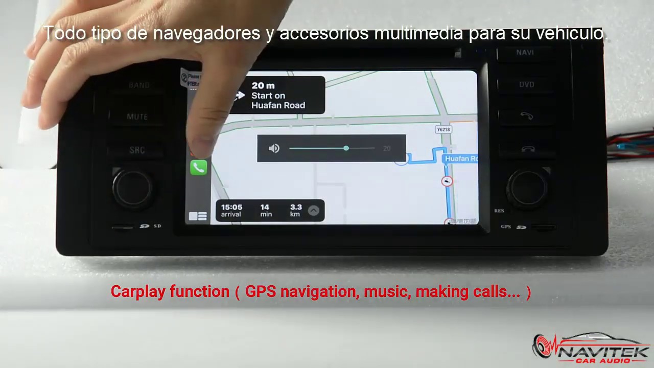 Radio GPS HL-8786GB BMW Serie 5 E39, X5 E53