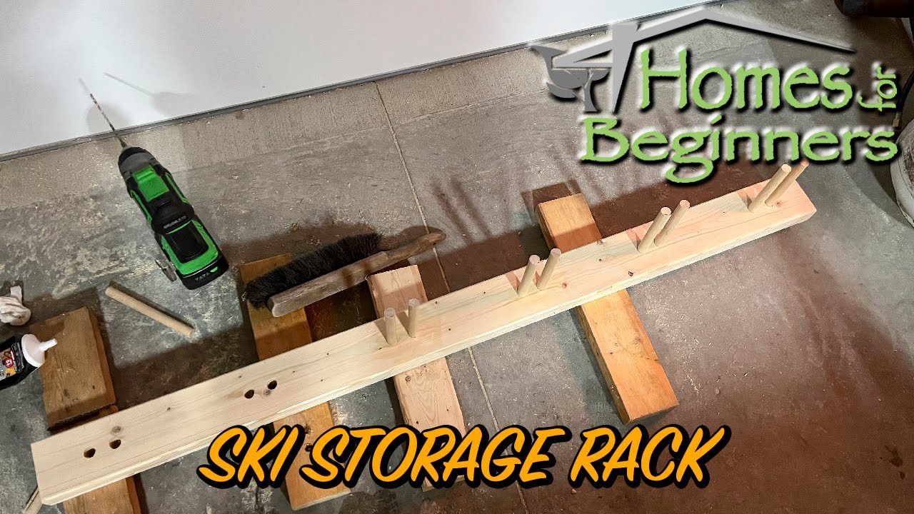 How to Make a Ski Storage Rack