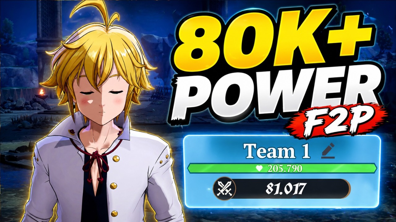 ENDGAME 80K+ F2P ACCOUNT REVIEW! SO SCHAFFST DU JEDEN CONTENT! [Seven Deadly Sins: Origin]