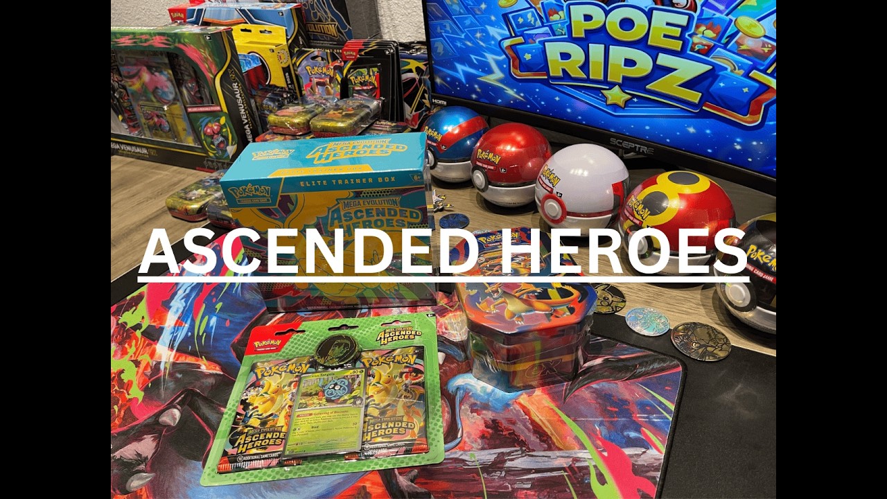Opening the NEW ASCENDED HEROS ETB!!