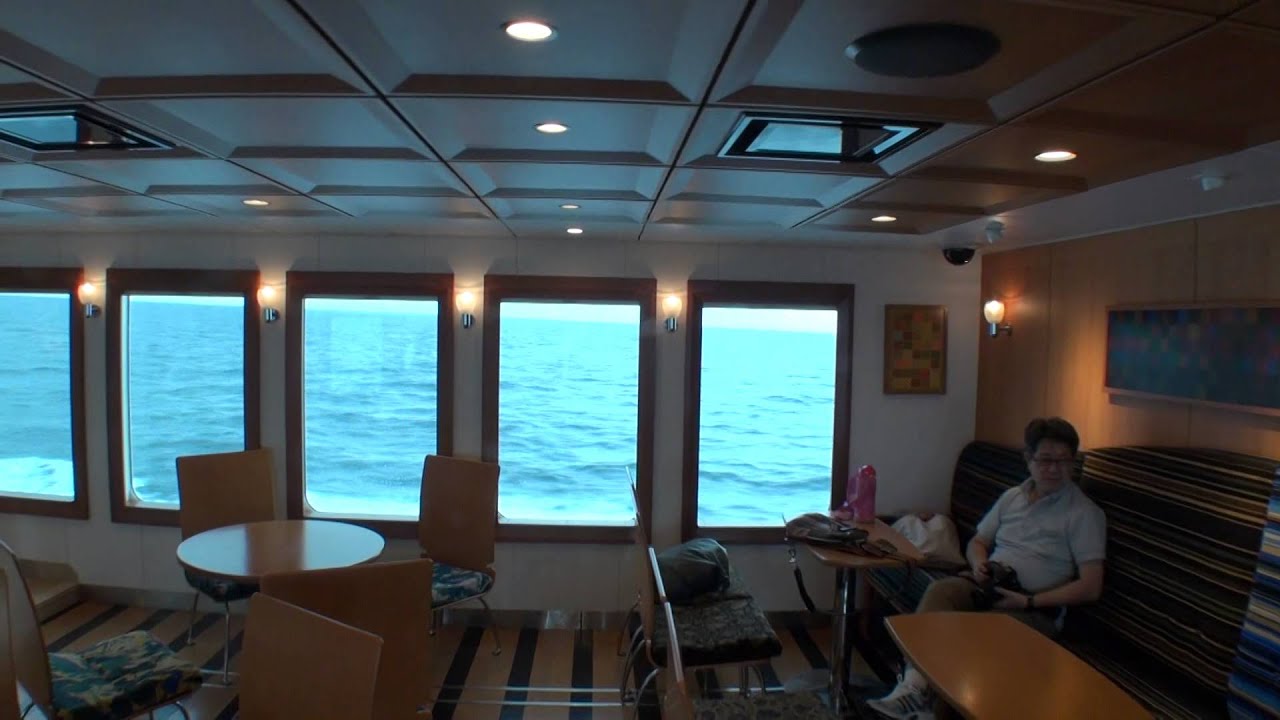 甑島商船　高速船 甑島の船内を撮ってみた