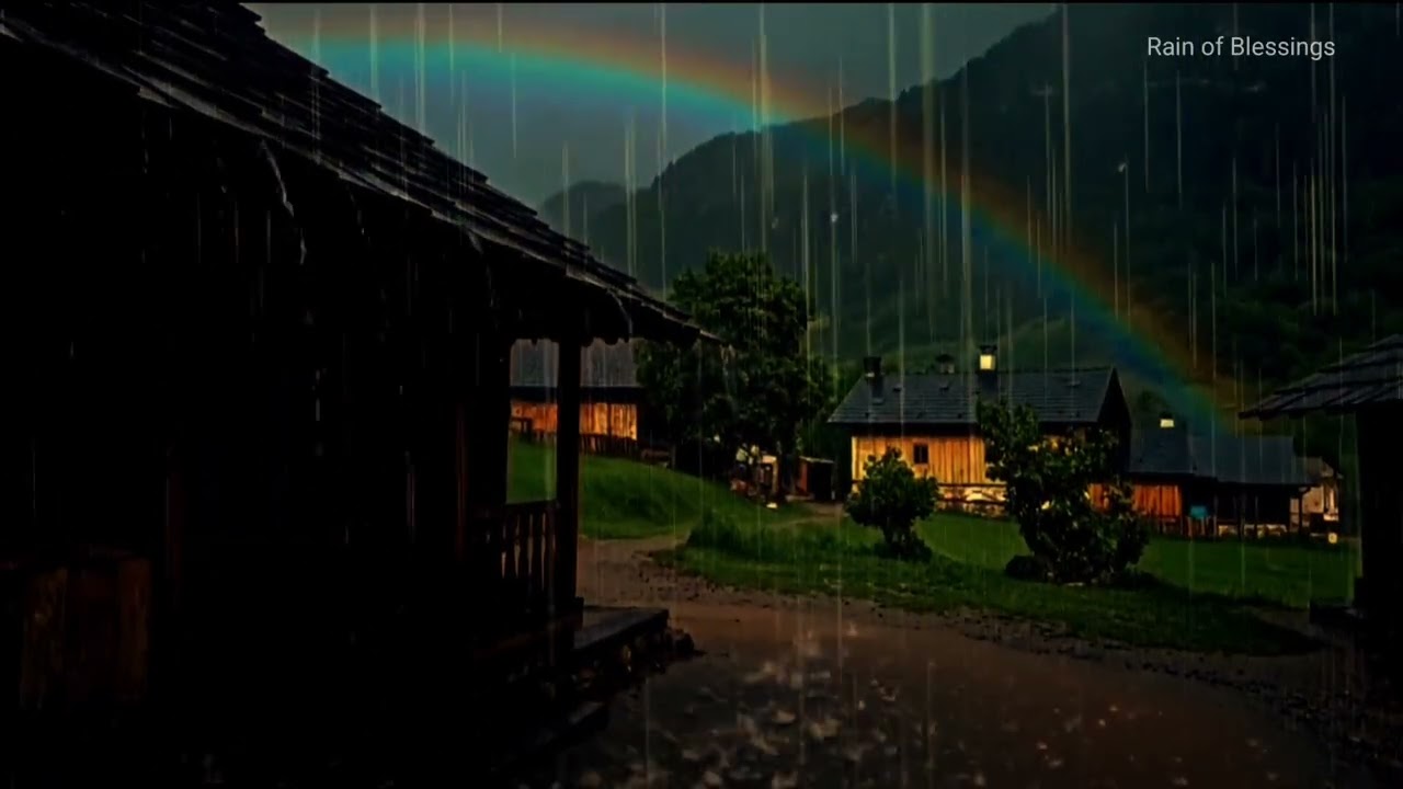 Peaceful Night Rain 🌙 Reduce Mental Noise and Rest