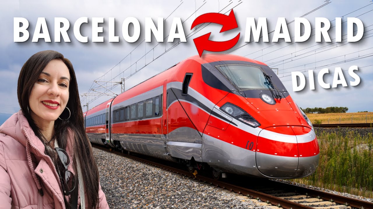 Como é viajar em TREM de ALTA VELOCIDADE Barcelona ⇄  Madrid. | Dicas para turistas