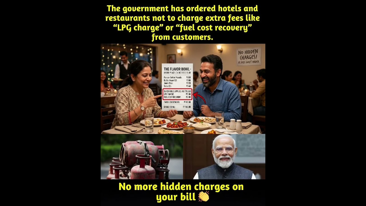 No More Hidden Charges! Big Relief for Restaurant Customers 🍽️👏