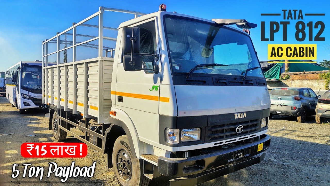 Tata Lpt 812  Bs6 | 4 Tyre Me 5 Ton Payload😎 | Kya सच में इतना Load लेती है ? | Full Walkaround!