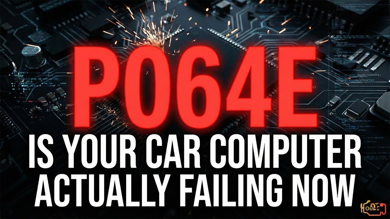 What Is P064E OBD2 Error Code - Internal Control Module Performance