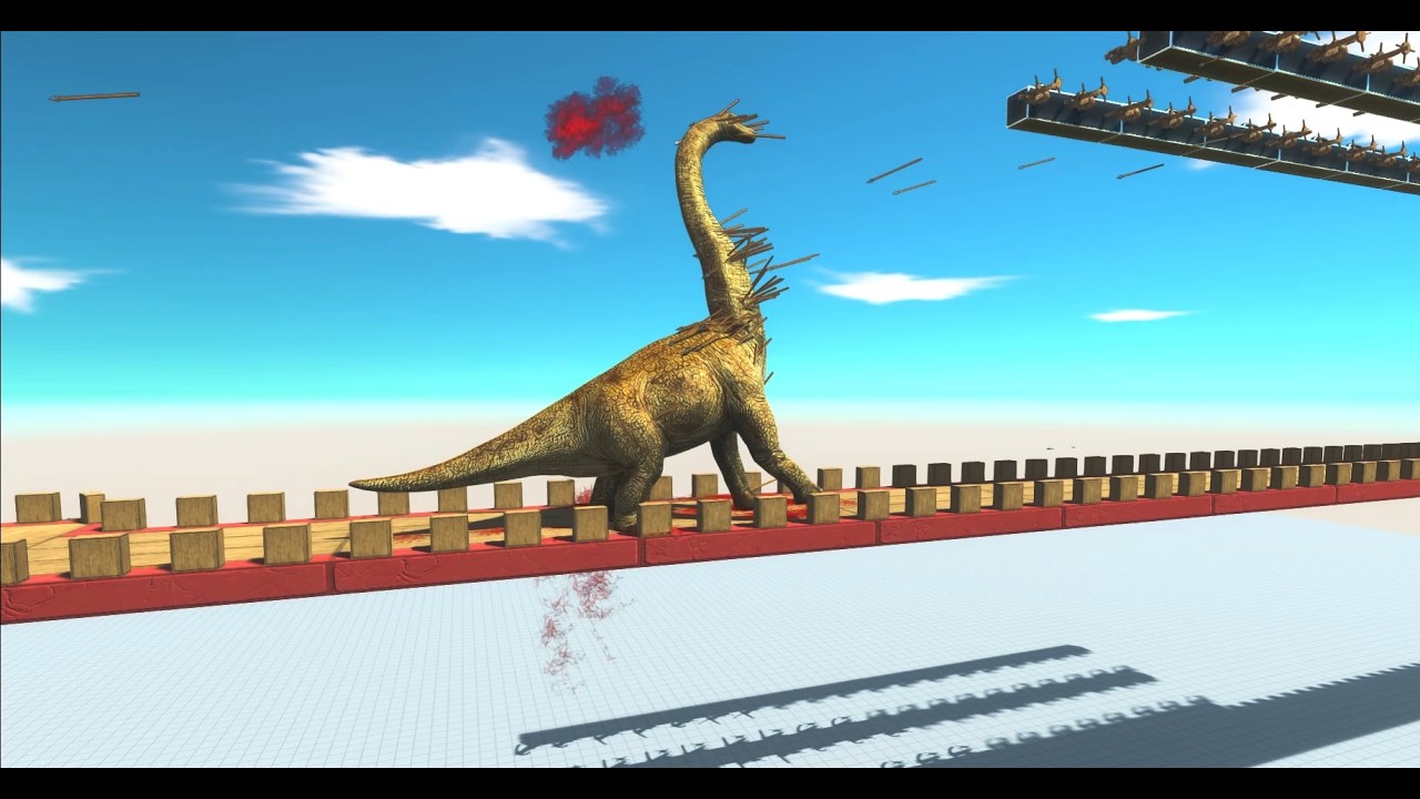 Dinosaurs vs Endless Arrows | Who Makes It Through?