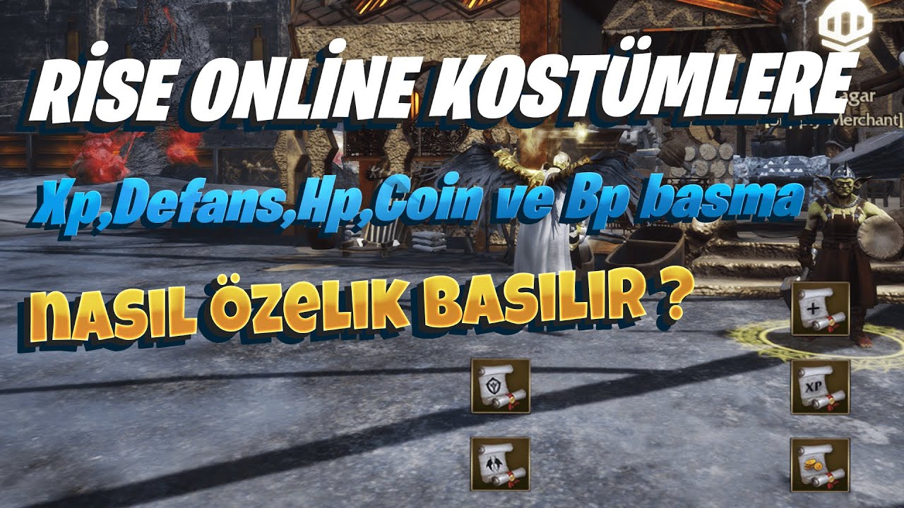 Rise Online World - Kostüm ve Aksesuarlara Özellik Basma