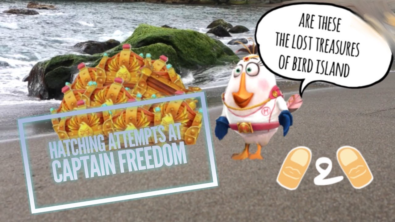 Angry Birds Evolution Hatching Attempts at Captain Freedom Gameplay
