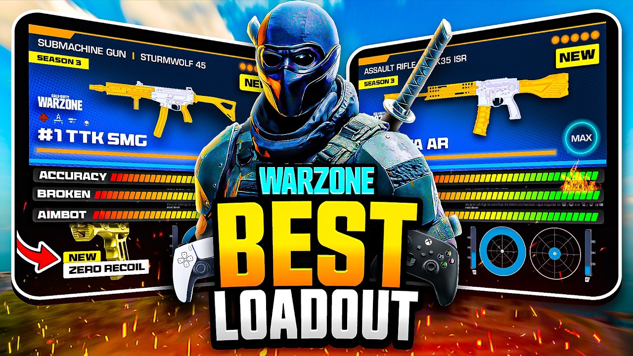 the BEST *BROKEN* META LOADOUT in Warzone after the NEW UPDATE! (Best STURMWOLF Class Setup)
